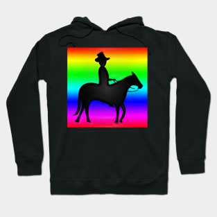 Western Era - Mexican on Donkey Hoodie